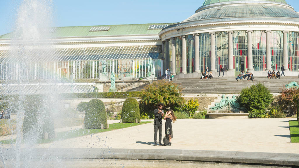 Urban Court - Le Botanique uitzicht van het fontein